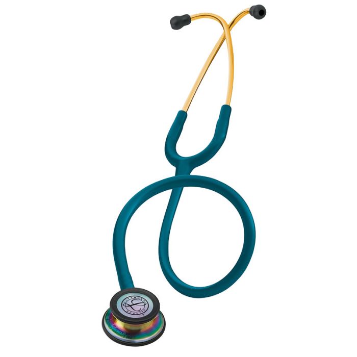Littmann stetoskop Classic III - posebna serija - karibsko modra/mavrica