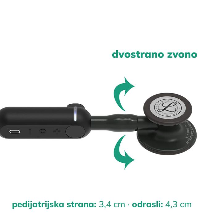 Littmann CORE digitalni stetoskop, črna, LITT-8490