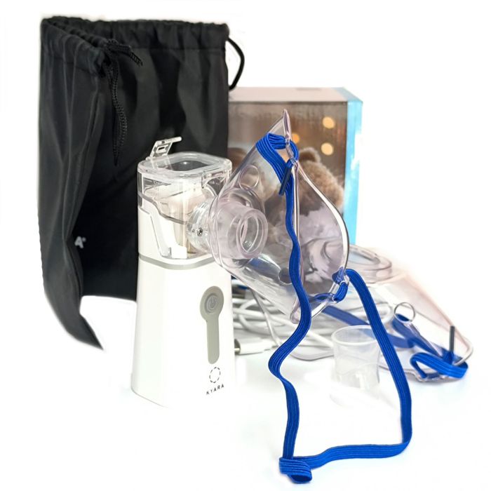 Tihi inhalator s polnilnimi baterijami