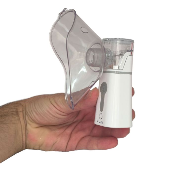 Tihi inhalator s polnilnimi baterijami