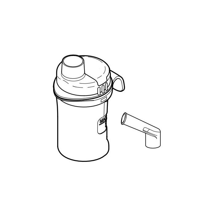 Posodica za zdravila za Omron kompresorski inhalator