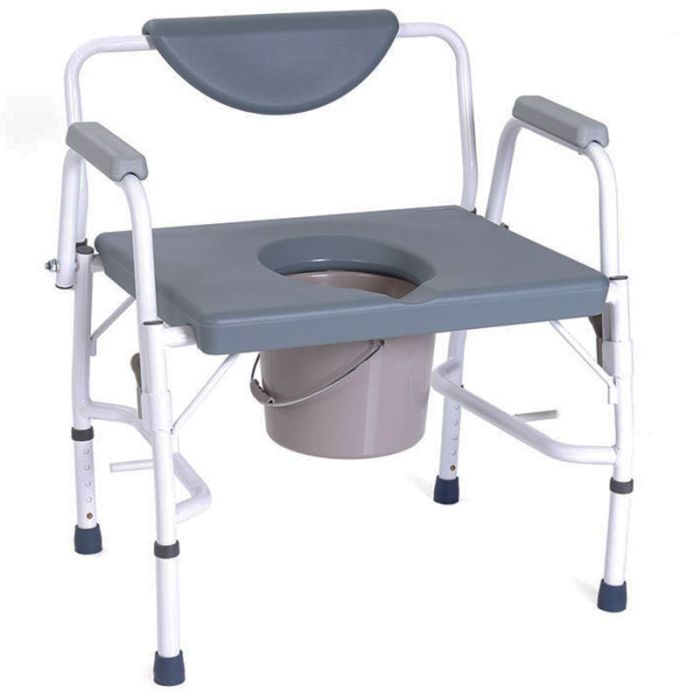 4-v-1 WC in tuš stol za debele oseb