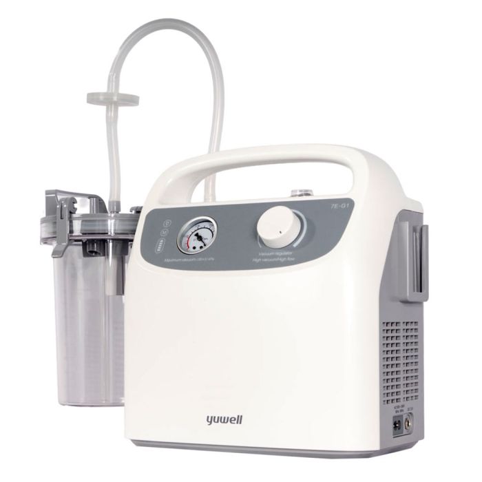 Zmogljiv medicinski aspirator s polnilno baterijo