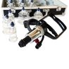 Cupping set s črpalko, 17 plastičnih skodelic, v kovčku