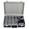 Cupping set s črpalko, 17 plastičnih lončkov, v kovčku