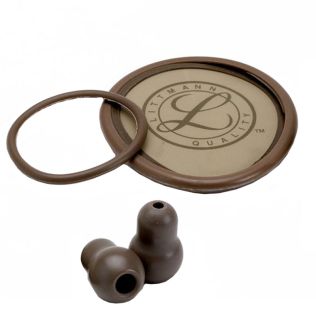 Komplet rezervnih delov za Littmann Lightweight II; membrana z okvirjem in rob, ki ne hladi, par oliv, rjave barve