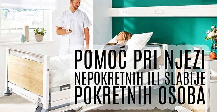 Pomoč pri negi nepokretnih ali težje pokretnih oseb