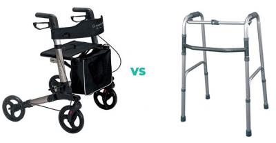 Rolator vs hojica