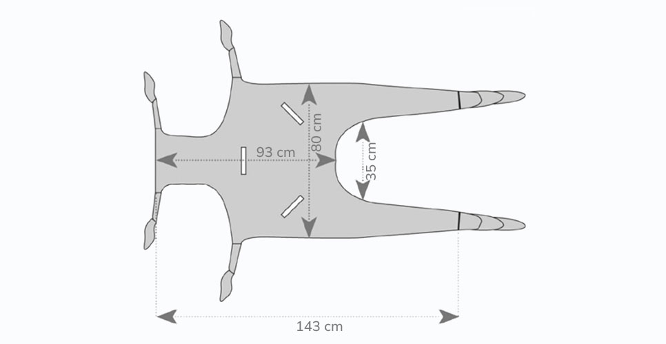 dimenzije tekstilne zanke